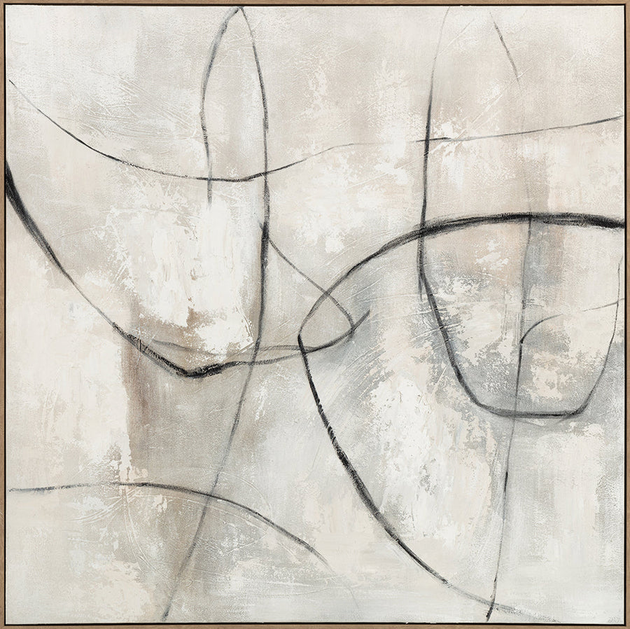 Marble Stone – Handveredelter Kunstdruck auf Leinwand