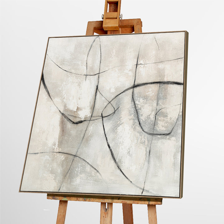 Marble Stone – Handveredelter Kunstdruck auf Leinwand