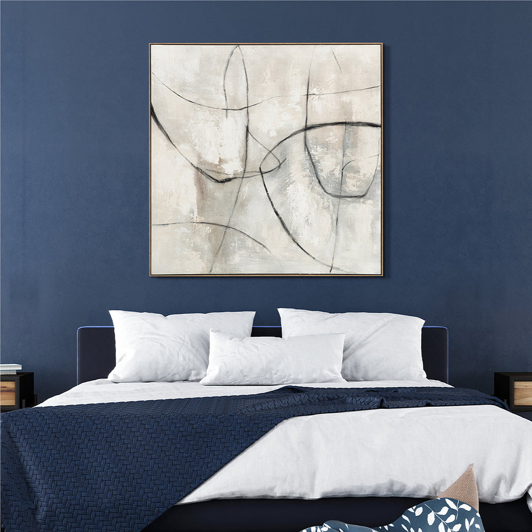 Marble Stone – Handveredelter Kunstdruck auf Leinwand