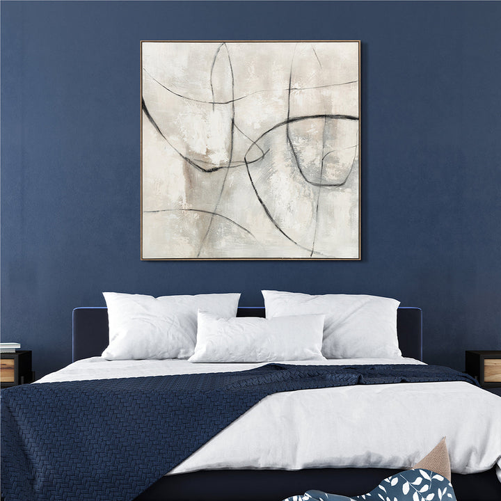 Marble Stone – Handveredelter Kunstdruck auf Leinwand