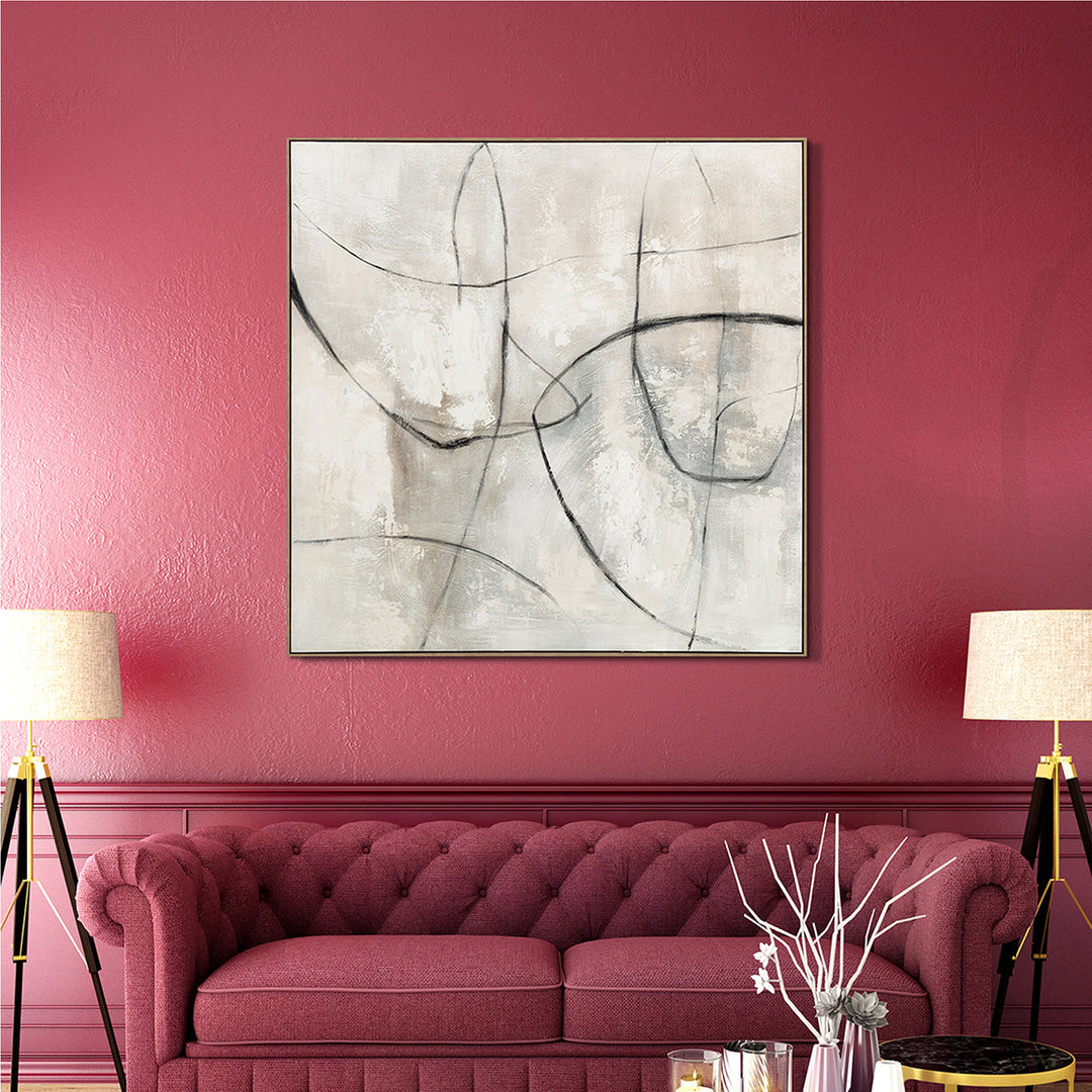 Marble Stone – Handveredelter Kunstdruck auf Leinwand