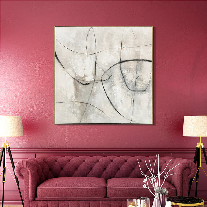 Marble Stone – Handveredelter Kunstdruck auf Leinwand