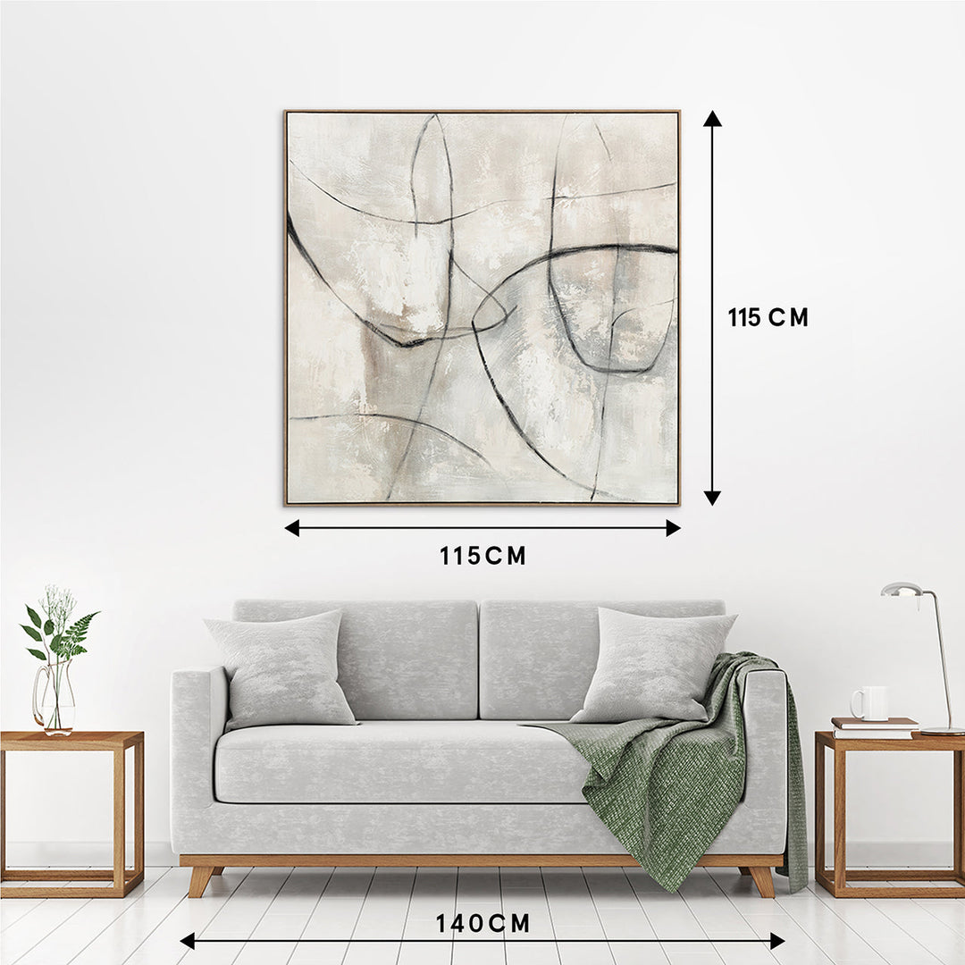 Marble Stone – Handveredelter Kunstdruck auf Leinwand
