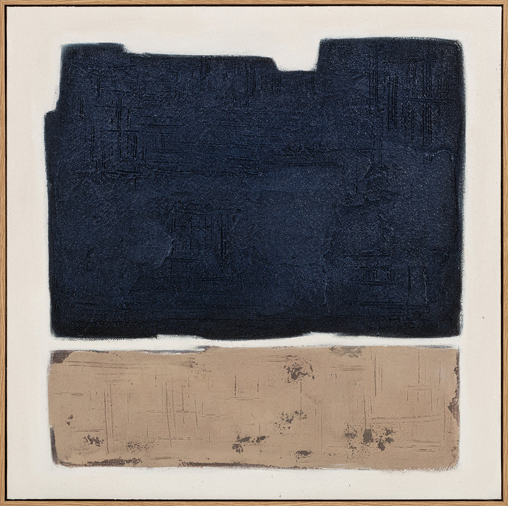Sandy Beach – Handveredelter Kunstdruck auf Leinwand