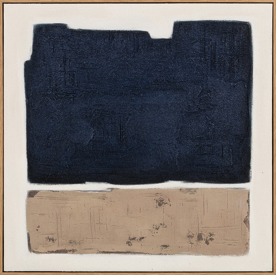 Sandy Beach – Handveredelter Kunstdruck auf Leinwand