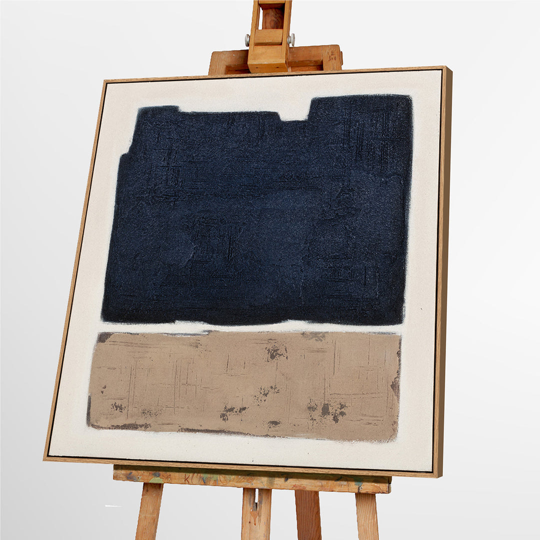 Sandy Beach – Handveredelter Kunstdruck auf Leinwand