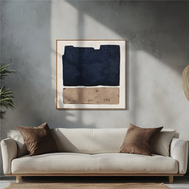 Sandy Beach – Handveredelter Kunstdruck auf Leinwand