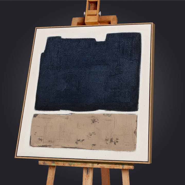 Sandy Beach – Handveredelter Kunstdruck auf Leinwand