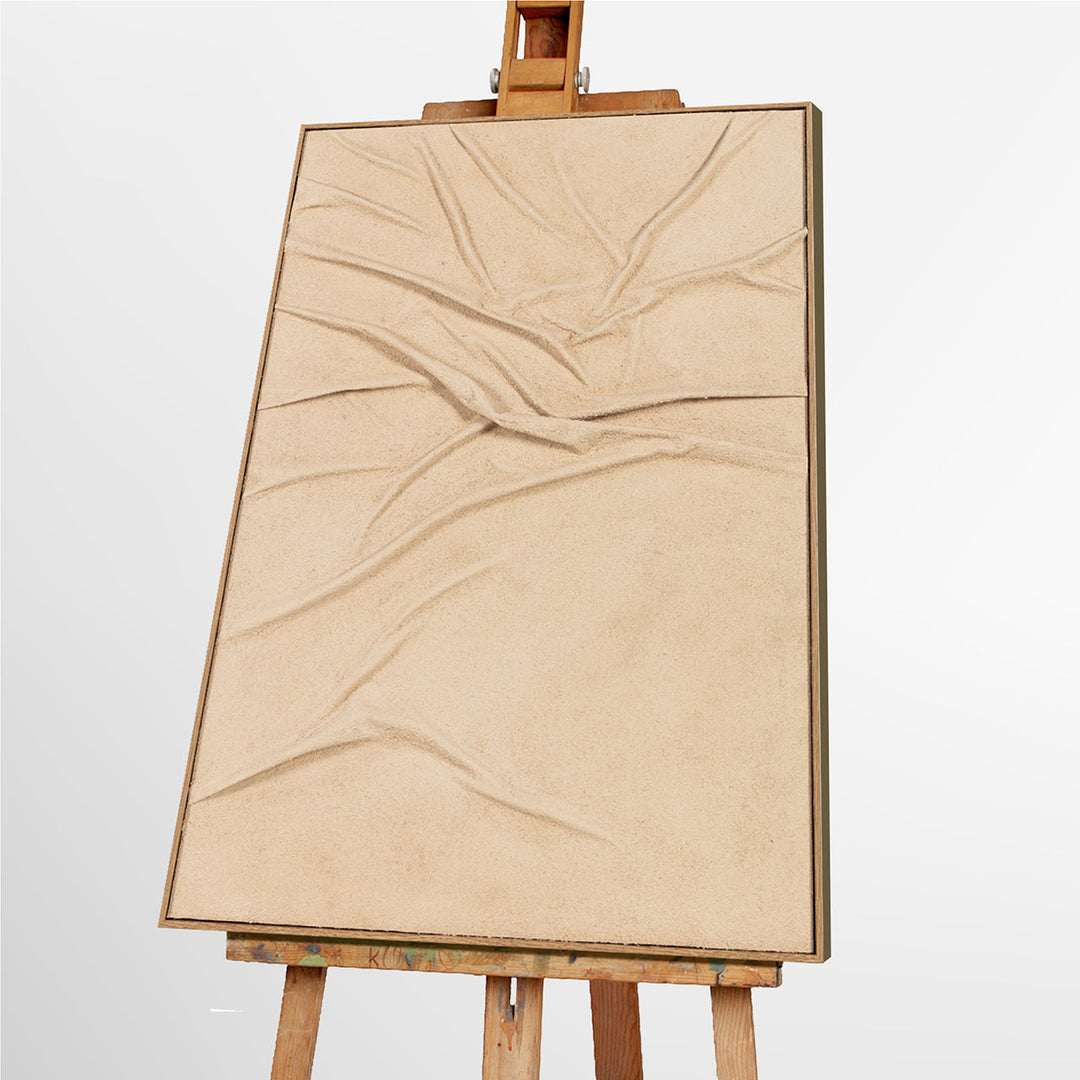 Organic Lines – Handveredelter Kunstdruck auf Leinwand