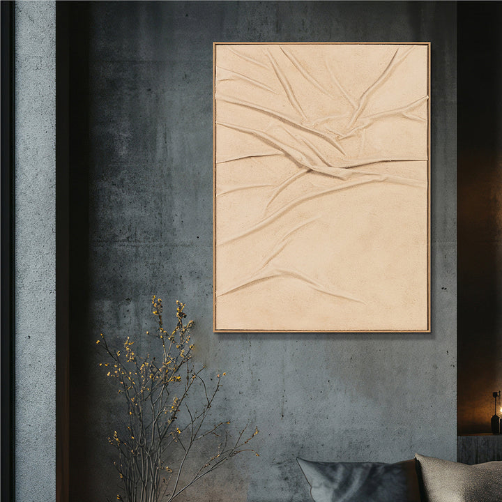 Organic Lines – Handveredelter Kunstdruck auf Leinwand