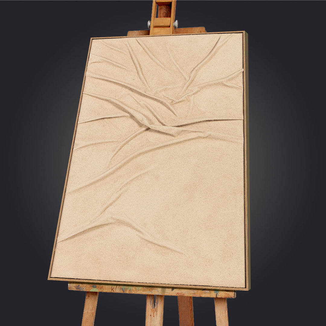 Organic Lines – Handveredelter Kunstdruck auf Leinwand