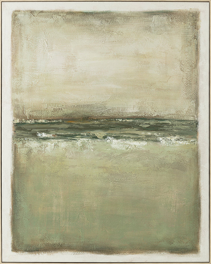 Sea of Silence – Handveredelter Kunstdruck auf Leinwand