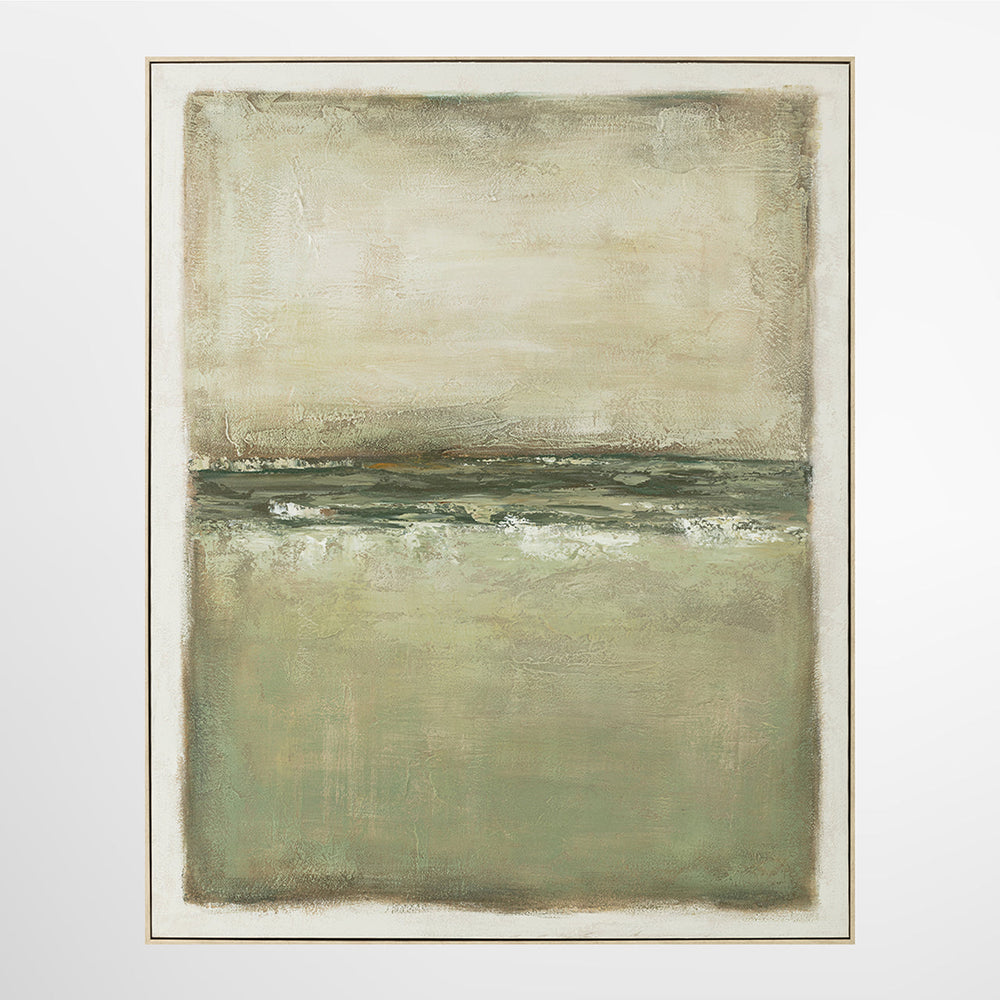 Sea of Silence – Handveredelter Kunstdruck auf Leinwand