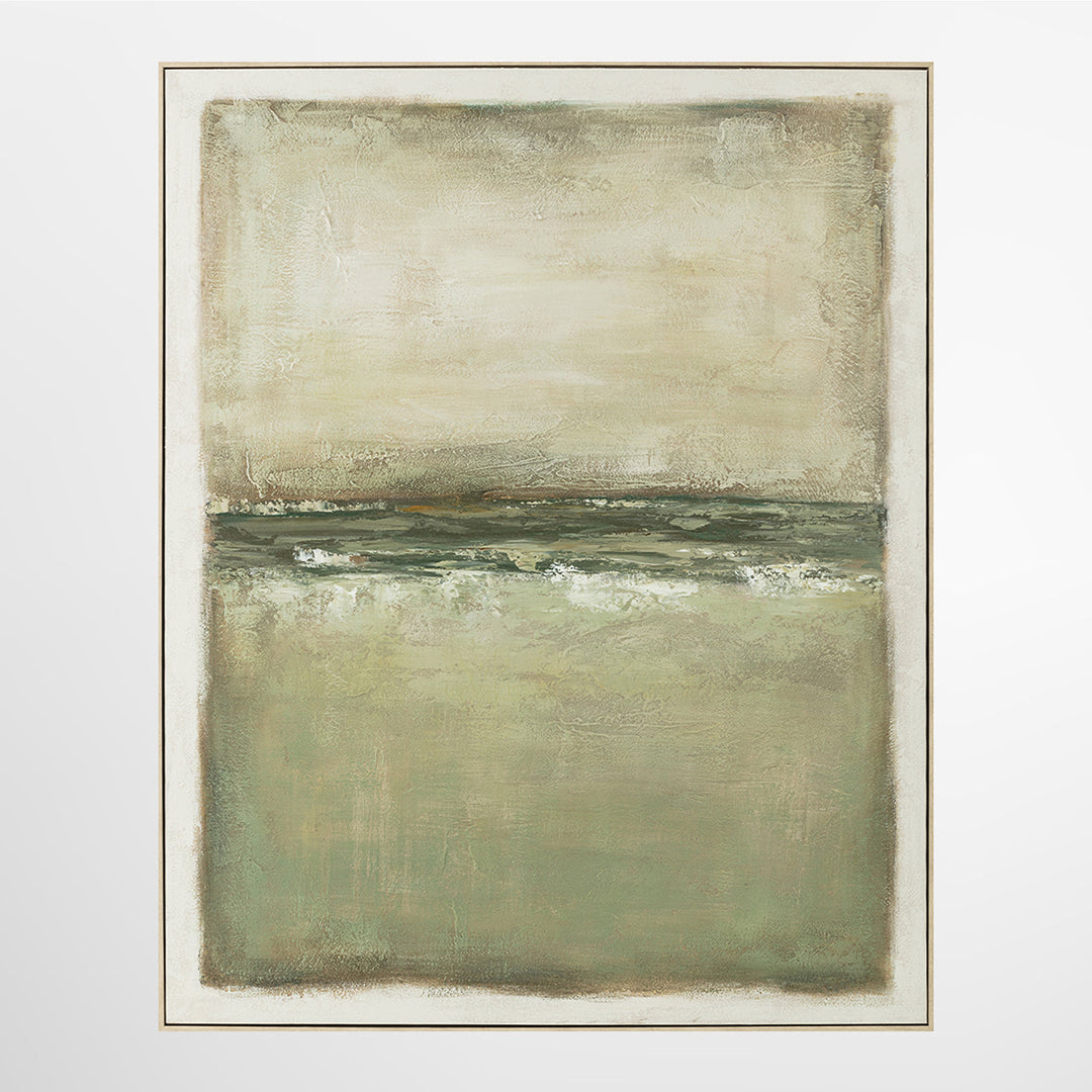 Sea of Silence – Handveredelter Kunstdruck auf Leinwand