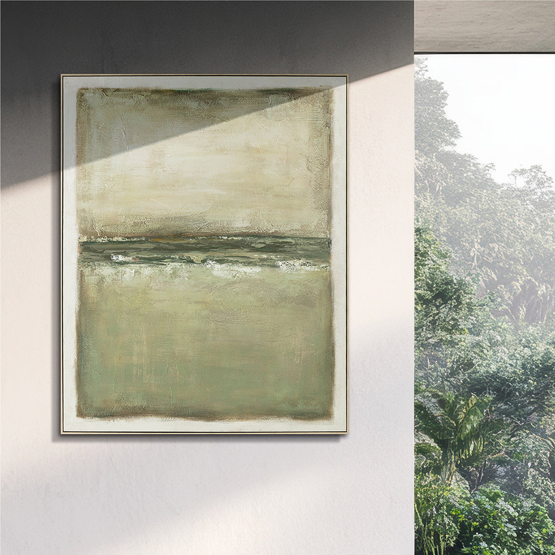 Sea of Silence – Handveredelter Kunstdruck auf Leinwand