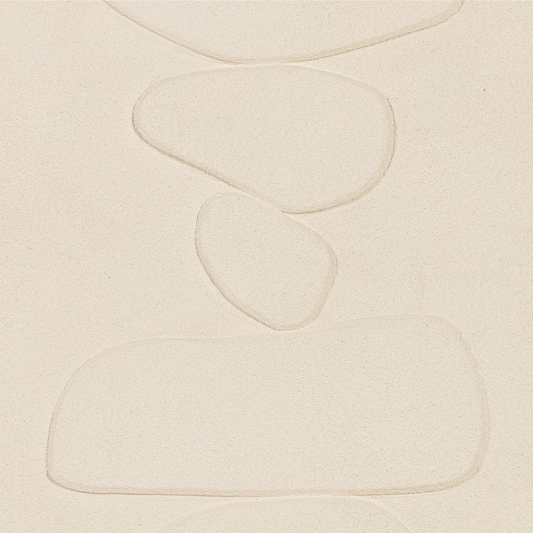 Stone Harmony (60 x 120 cm) – Handveredelter Kunstdruck auf Leinwand