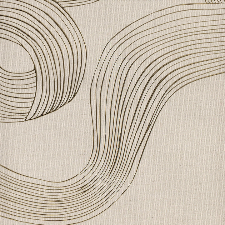 Lines of Flow – Handveredelter Kunstdruck auf Leinwand