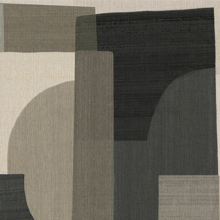 Wooden Shapes – Handveredelter Kunstdruck auf Leinwand
