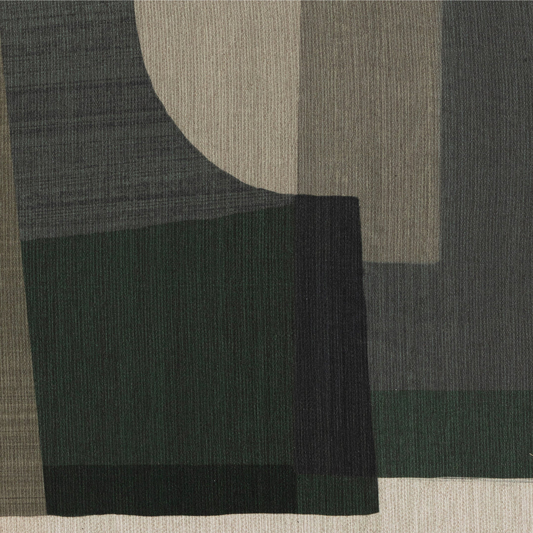 Wooden Shapes – Handveredelter Kunstdruck auf Leinwand