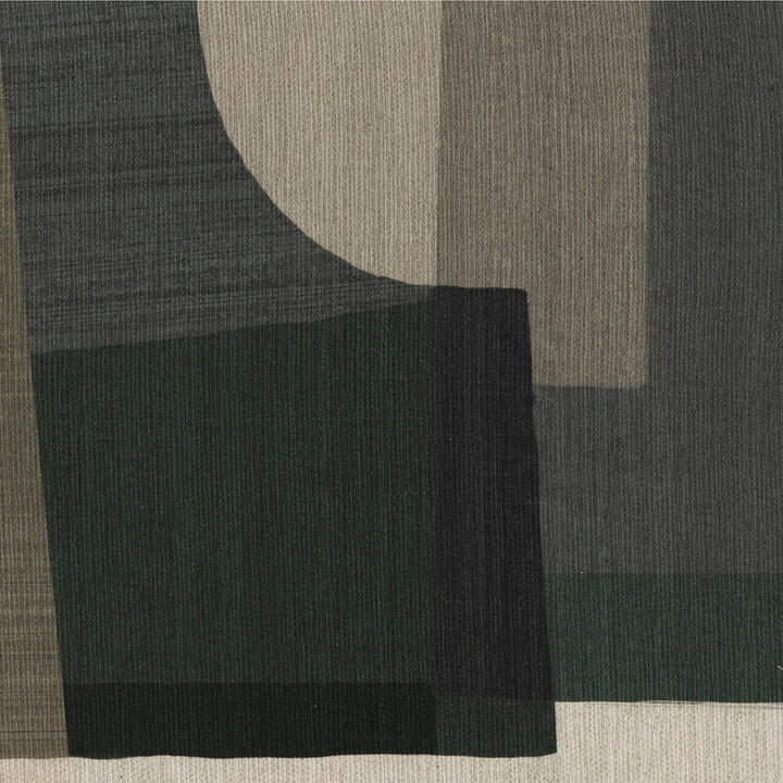 Wooden Shapes – Handveredelter Kunstdruck auf Leinwand