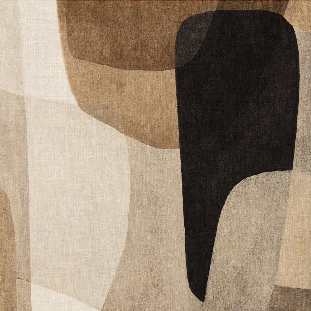 Gemäde Urban Shapes – Handveredelter Kunstdruck auf Leinwand