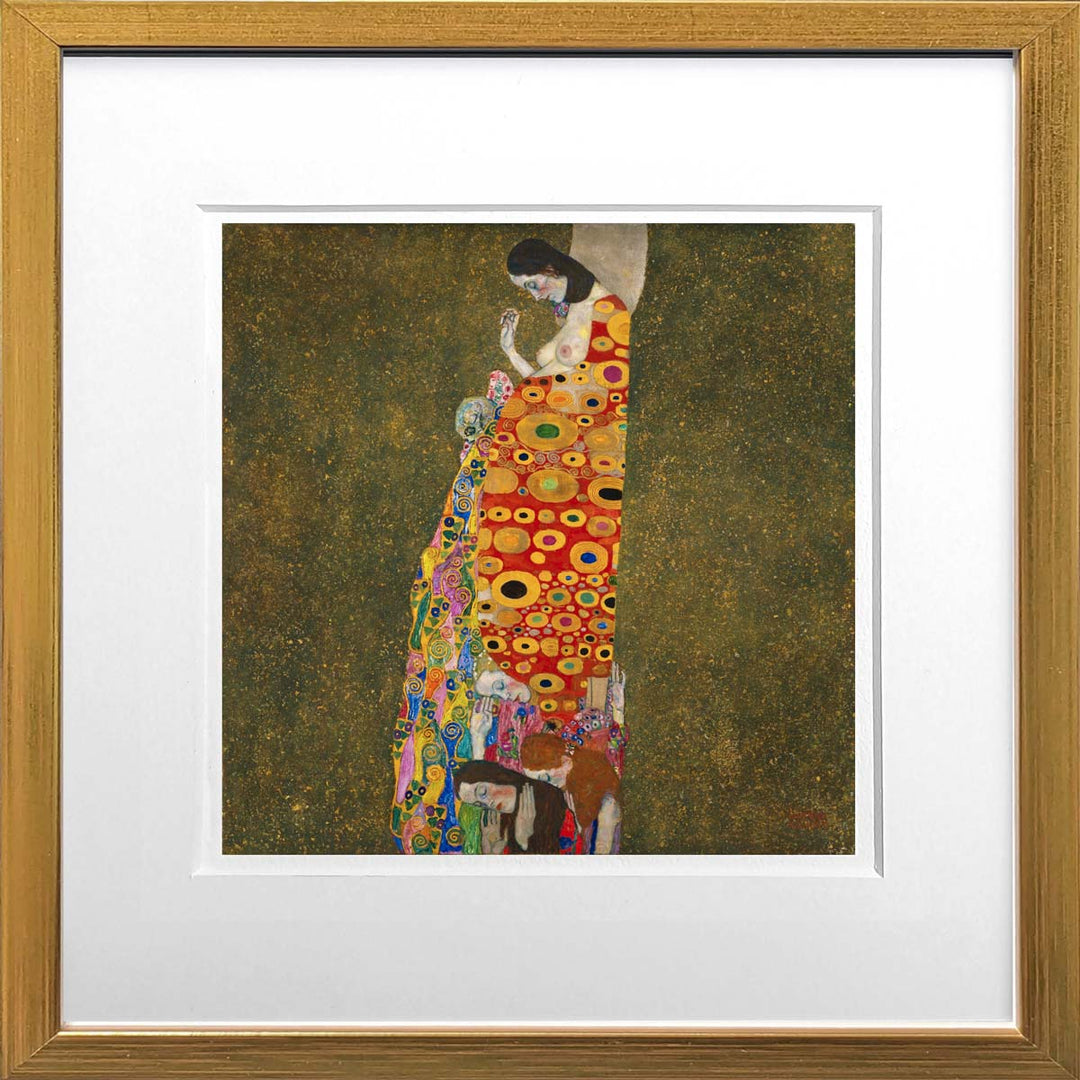 Die Hoffnung II (Hope II) (1907-08) - Gustav Klimt | Meisterwerke Miniprint