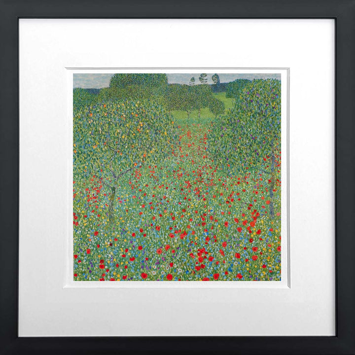 Mohnwiese - Gustav Klimt | Meisterwerke Miniprint
