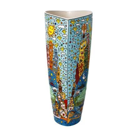 "James Rizzi The Big Apple is Big on Liberty" | James Rizzi  - Vase Pop Art