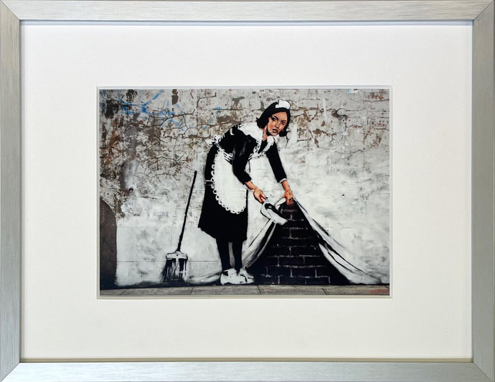 "Sweep it Under the Carpet" - Banksy Miniprint