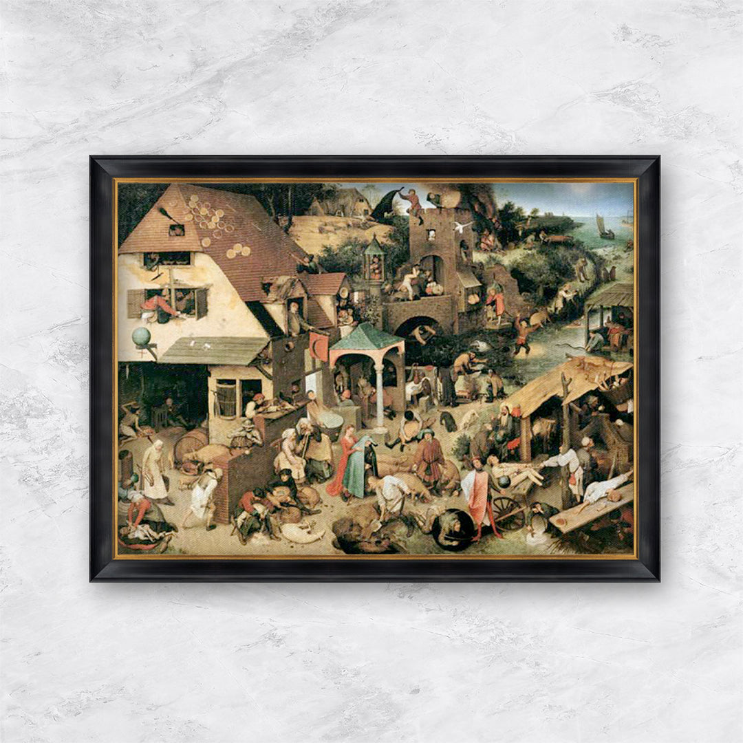 "Die niederländischen Sprichwörter" | Pieter Bruegel der Ältere
