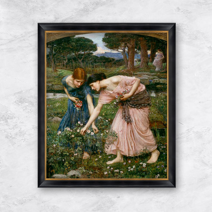 "Gather Ye Rosebuds While Ye May" | John William Waterhouse