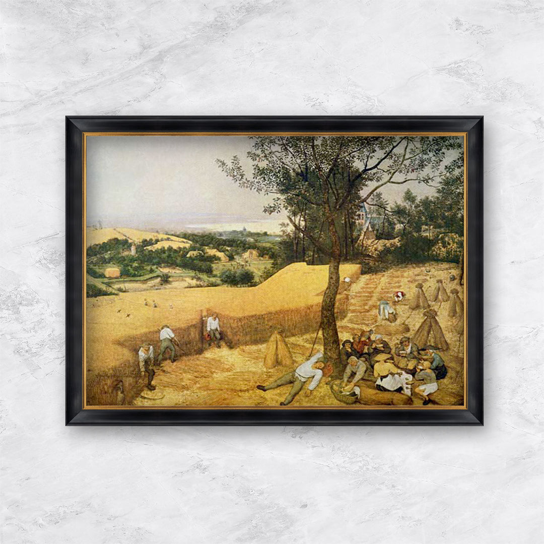 "Zyklus der Monatsbilder - Die Kornernte (Monat Juli)" | Pieter Bruegel der Ältere
