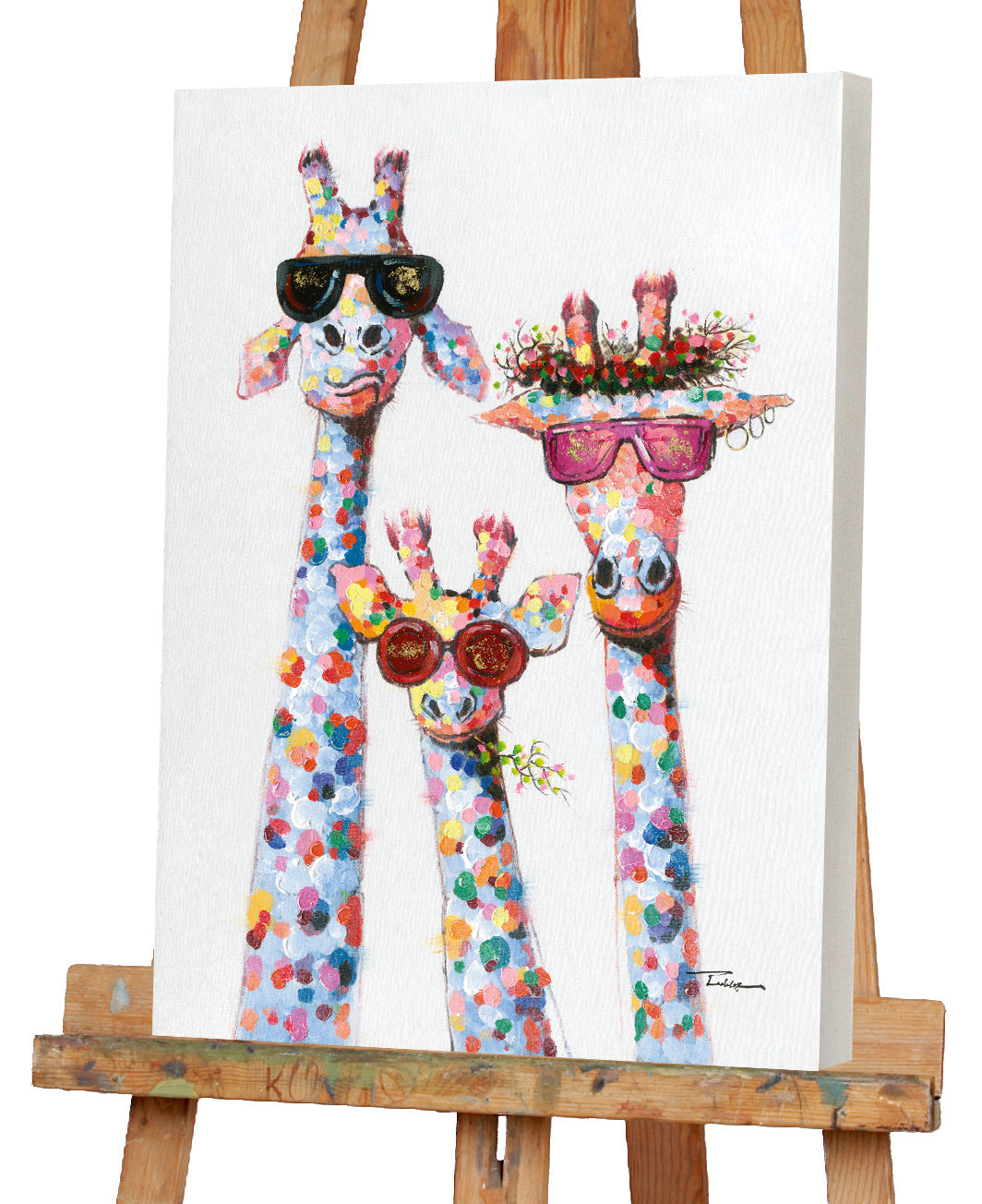 Giraffen am Morgen