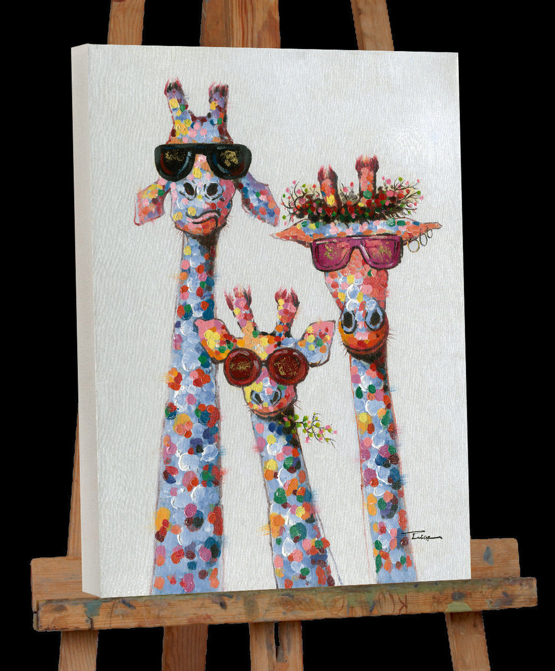 Giraffen am Morgen