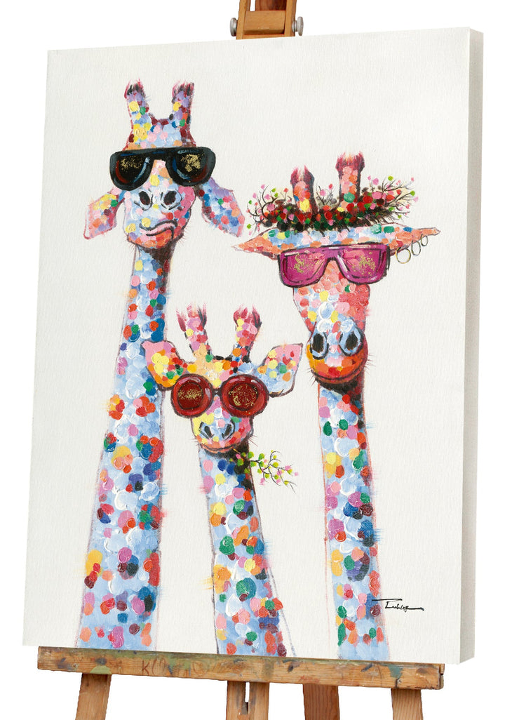 Giraffen am Morgen