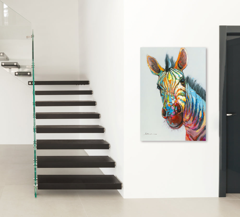 Buntes Zebra
