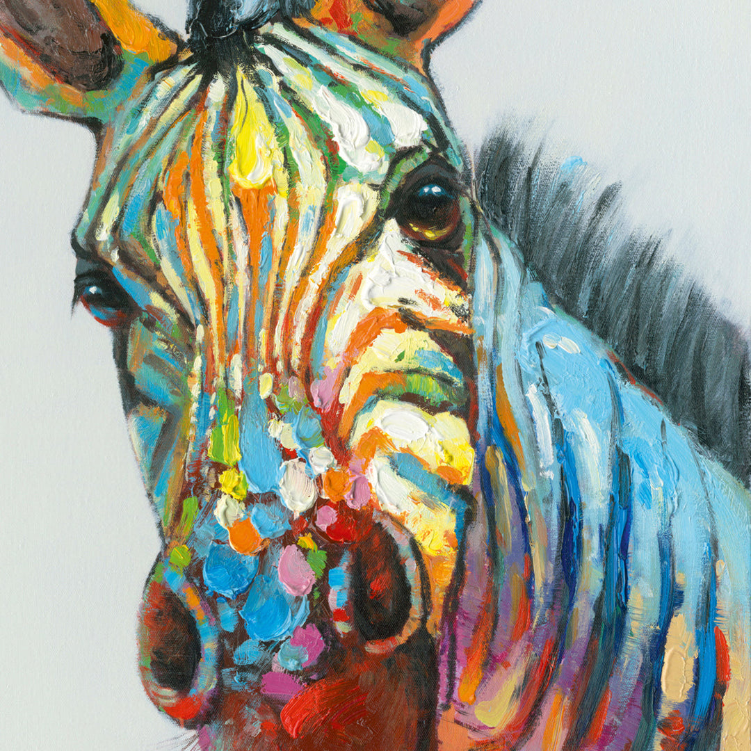 Buntes Zebra