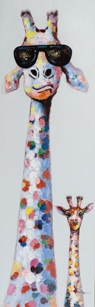 Giraffe mit Sonnenbrille