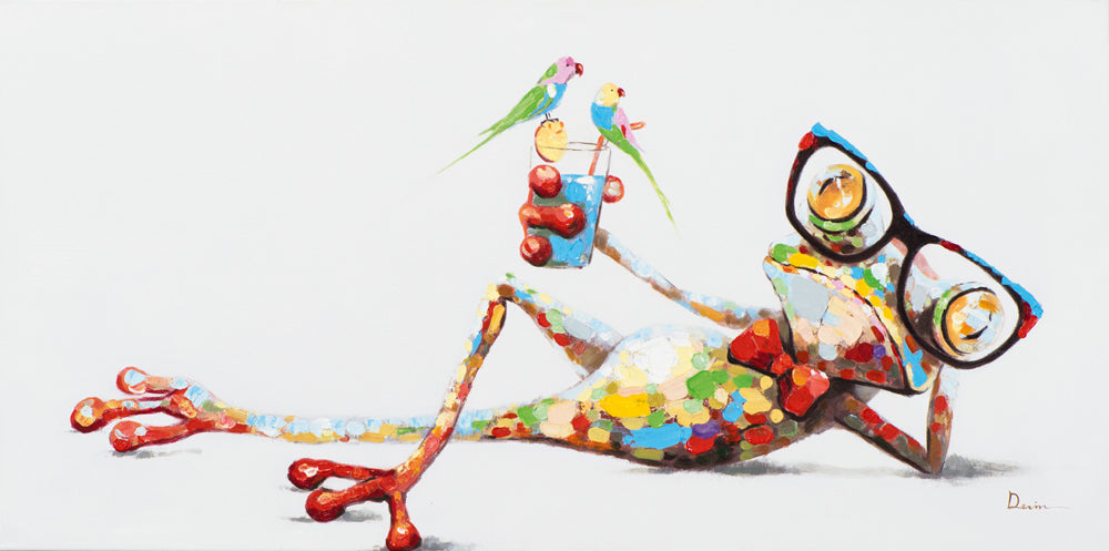 Lustiger Frosch