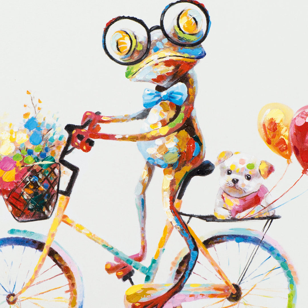 Neugieriger Frosch