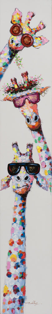 Lustige Giraffen