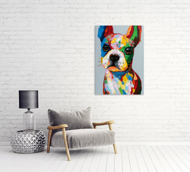 Lustiger bunter Hund