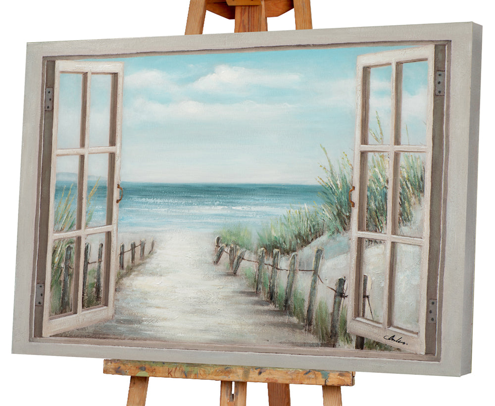 Fenster mit Meerblick