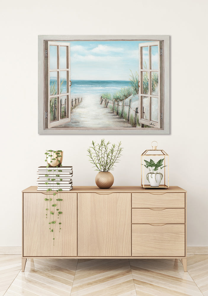 Fenster mit Meerblick