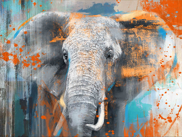 Popart "Elefant"