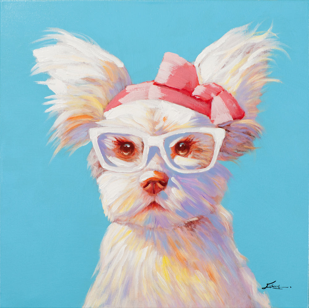 Hündchen in Pink