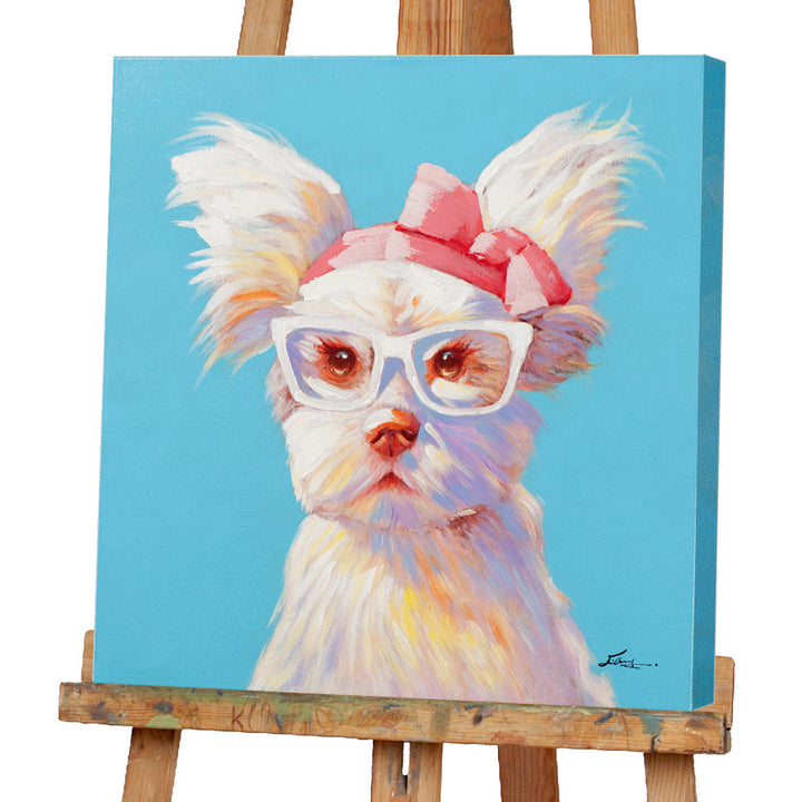 Hündchen in Pink