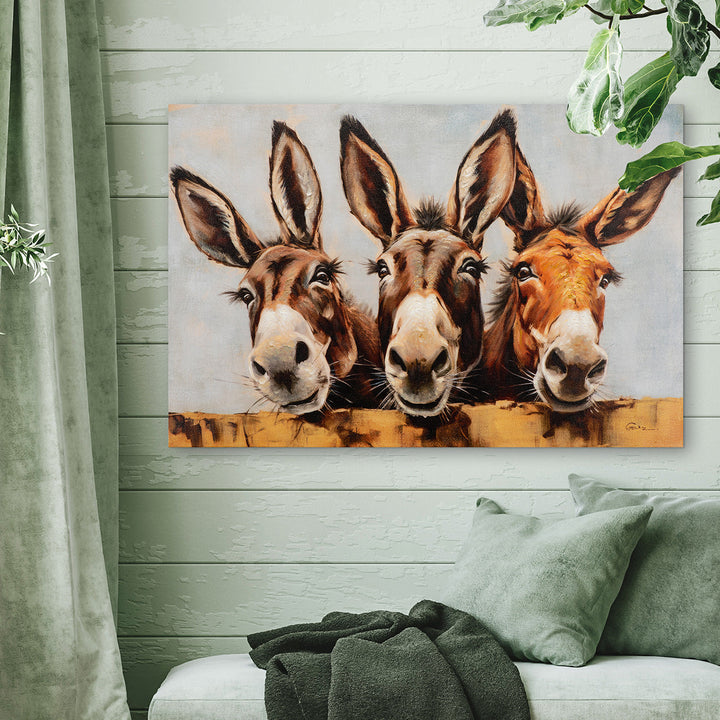 Curious Donkeys