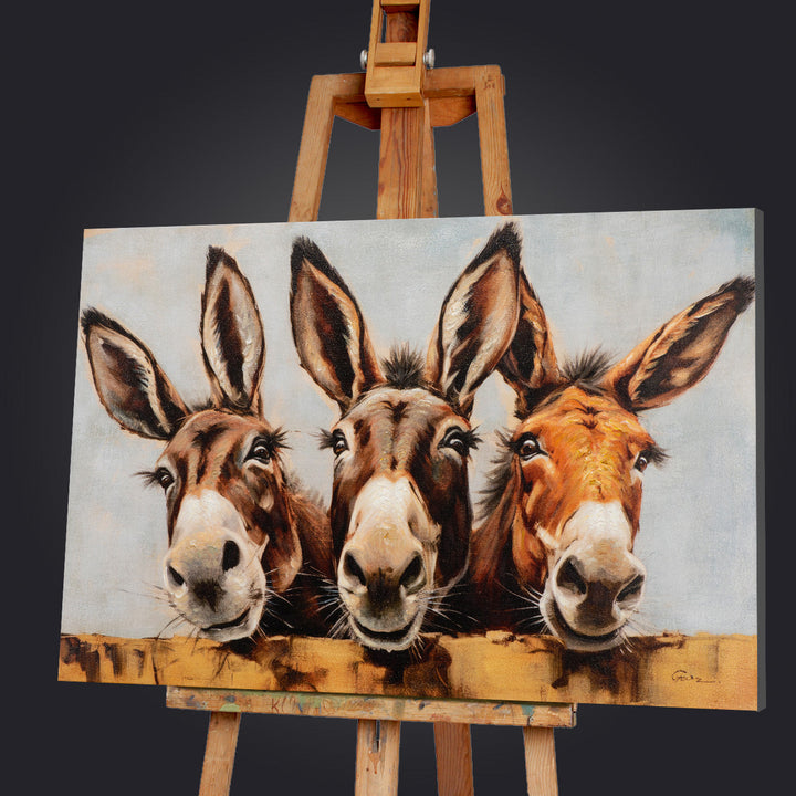 Curious Donkeys