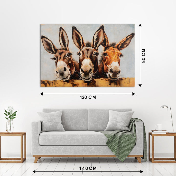 Curious Donkeys